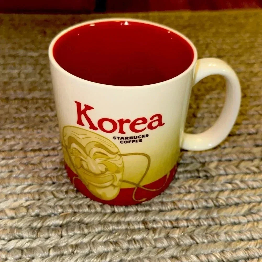 2010 STARBUCKS Coffee Co you are here mug cup collector series KOREA 16oz grande